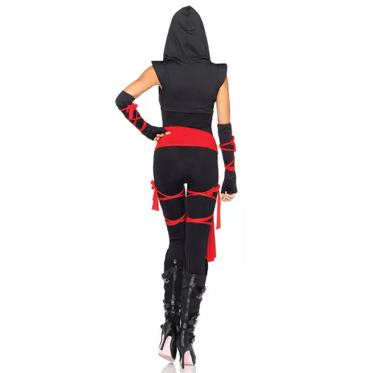 Adult Deadly Ninja Jumpsuit Costume - US 4638