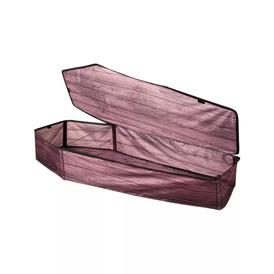 5 Ft Printed Fabric Collapsible Coffin - US 1639