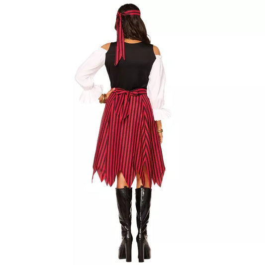 Adult Buccaneer Beauty Pirate Costume - US 3543