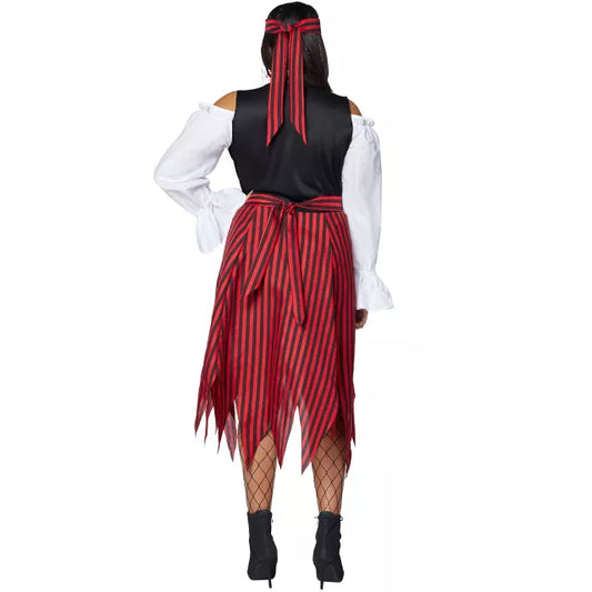 Adult Buccaneer Beauty Pirate Plus Size Costume - US 3847