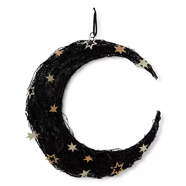 2 Ft Tarot LED Light-Up Moon Wreath - US 0013