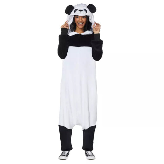 Adult Panda Jumpsuit Costume - US 6925