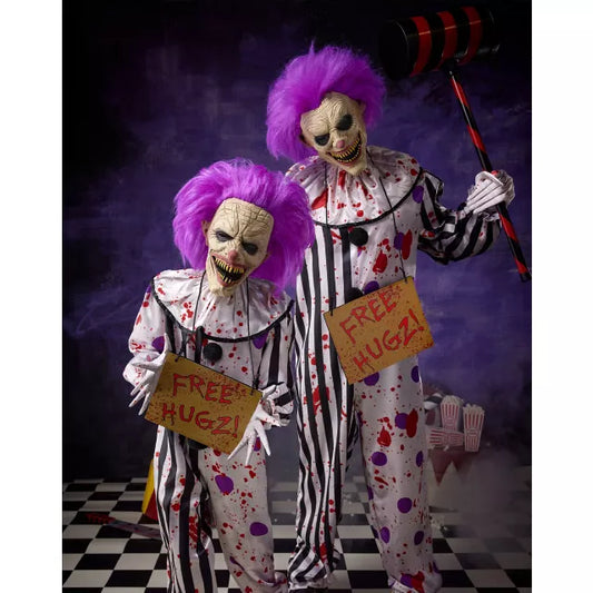 Adult Hugz The Clown Costume - US 9015