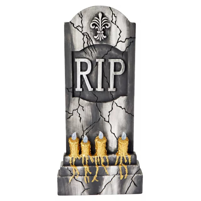 36 Inch Light-Up RIP Tombstone - US 4224