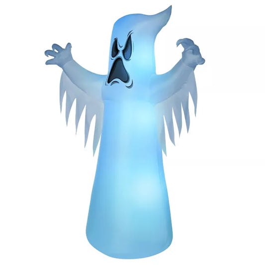 8 Ft Light-Up Ghost Inflatable Decoration - US 0957