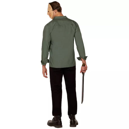Adult Jason Voorhees Work Shirt - Friday the 13th - US 9923