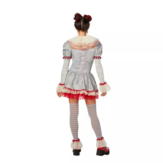 Adult Pennywise Clown Dress Costume - It: Chapter Two - US 5313