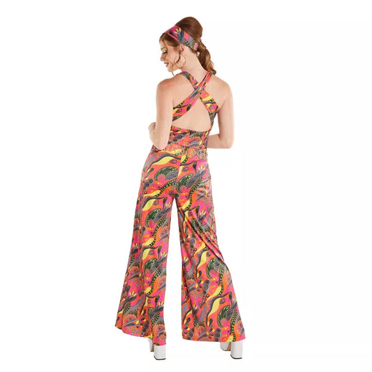 Adult 60s Hippie Jumpsuit Costume - US 0664