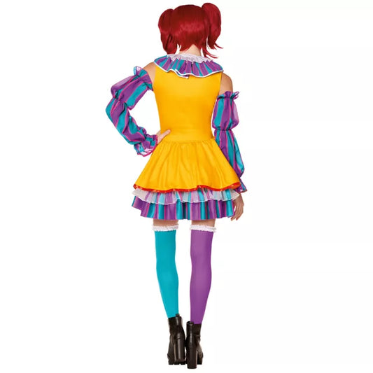 Adult Classic Pennywise Dress Costume - It - US 3051