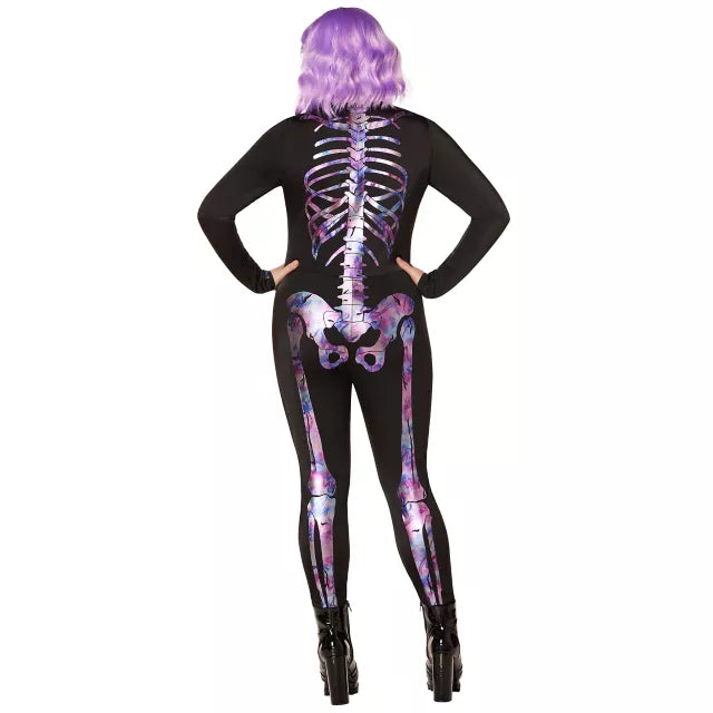 Adult Neon Skeleton Catsuit - US 5682