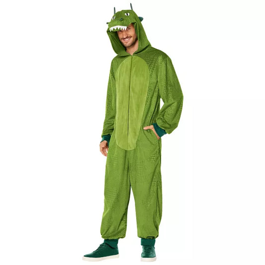 Adult Crocodile Jumpsuit Costume - US 5121