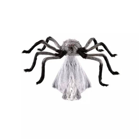 21 In LED Gray Jumping Spider Animatronic - US 7978