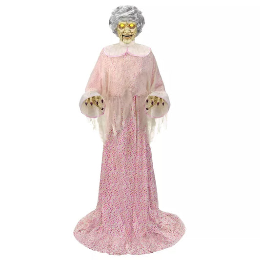 5 Ft 8 In Twisted Grandma Animatronic - US 1976