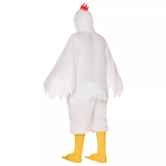 Adult Chicken Jumpsuit Costume - US 1429