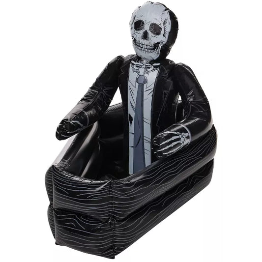 3.5 Ft Inflatable Skeleton Coffin Cooler - US 6015