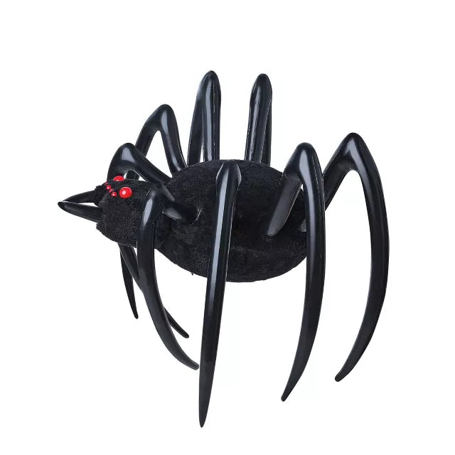 4 Ft Hanging Inflatable Furry Spider - US 1833