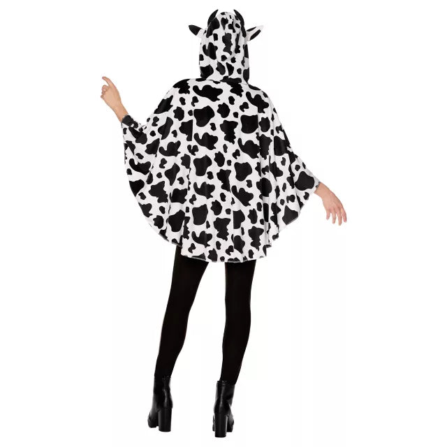 Adult Cow Print Poncho - US 2191