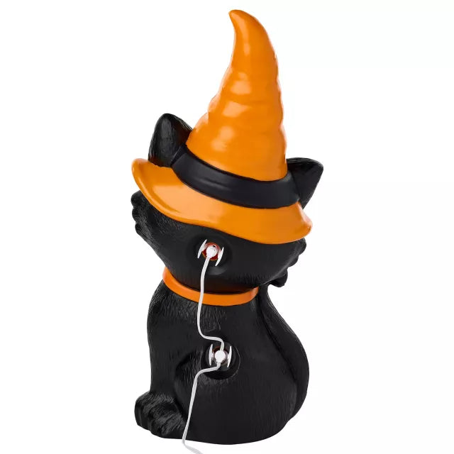 24" Light-Up Blow Mold Witch Cat - US 8044