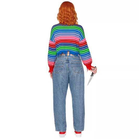Adult Chucky Sweater and Knife Set - US 9355