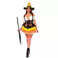 Adult Candy Corn Witch Costume - US 3550