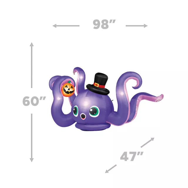5 Ft Octopus Inflatable Decoration - US 8892