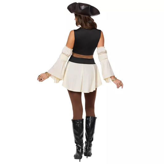 Adult Brown Panted Pirate Costume - US 9960
