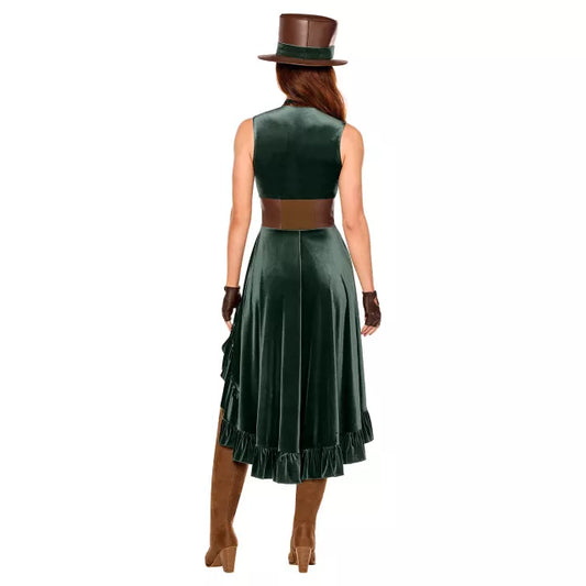 Adult Lady Rivet Dress Costume - US 7073