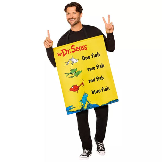 Adult 4-in-1 Book Covers 3D Costumes - Dr. Seuss - US 2350