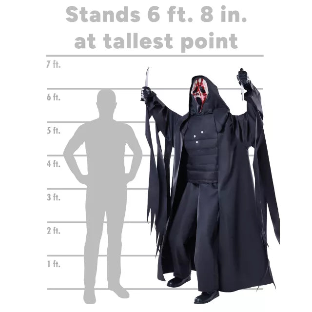 6 Ft 8 In Ghost Face Animatronic - US 3281