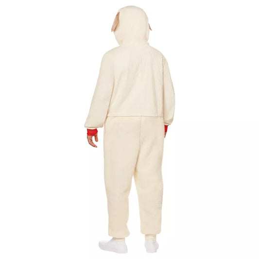 Adult Lamb Chop Jumpsuit Costume - US 8623