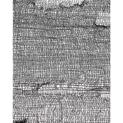 9.5 Ft Black Loose Weave Fabric - US 9825