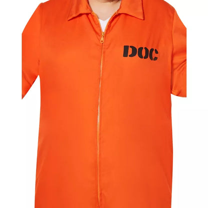 Adult Department of Corrections Prisoner One Piece Costume - US 5367