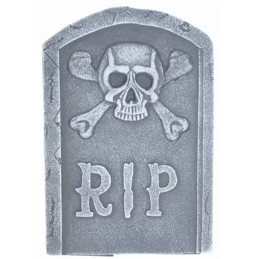 15 Inch Skull and Bones Tombstone - US 5504