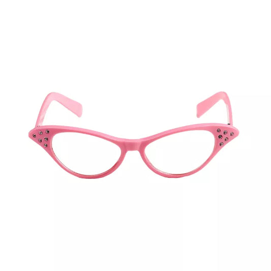 '50s Pink Rhinestone Glasses - US 3350