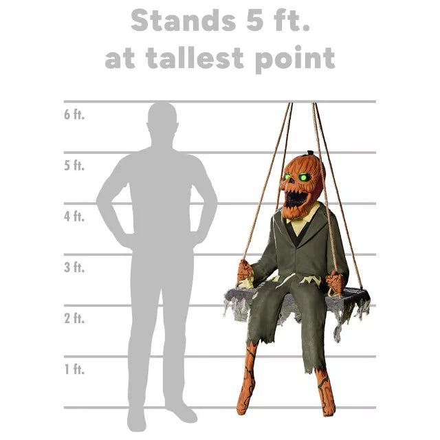5 Ft Pumpkin Nester Animatronic - US 9013