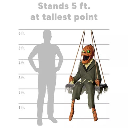 5 Ft Pumpkin Nester Animatronic - US 9013