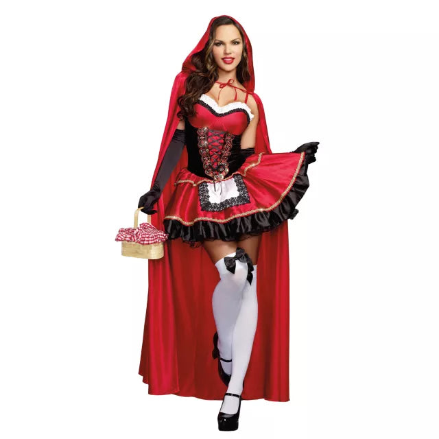 Adult Little Red Dress Costume - US 7411