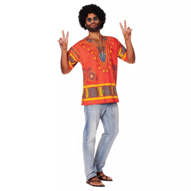 Adult Hippie Shirt Costume - US 7326