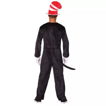 Adult Cat in the Hat One Piece Costume - Dr. Seuss - US 5972