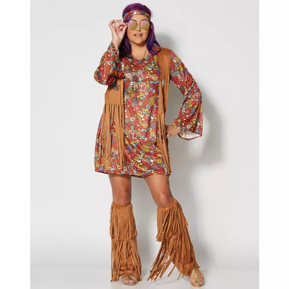 Adult Peace and Love Hippie Costume - US 9995