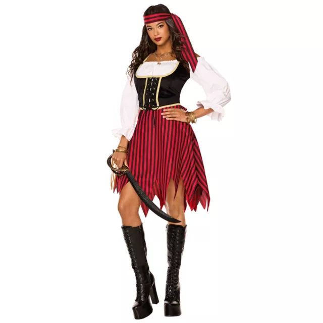 Adult Buccaneer Beauty Pirate Costume - US 3543