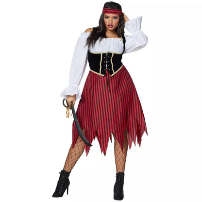 Adult Buccaneer Beauty Pirate Costume - US 3543