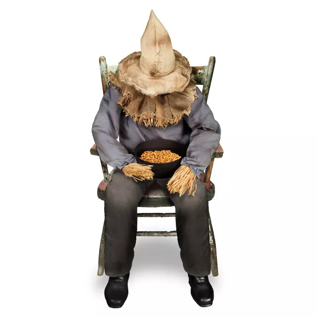 4 Ft 7 In Sitting Scarecrow Animatronic - US 0360