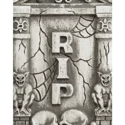 2 Ft Skull and Gargoyle Tombstone - US 9535