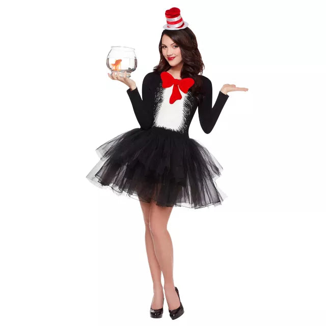 Adult Cat in the Hat Tutu Dress - Dr. Seuss - US 2262