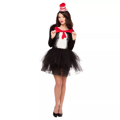 Adult Cat in the Hat Tutu Dress - Dr. Seuss - US 2262