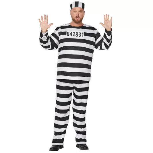 Adult Jailbird Plus Size Costume - US 6582