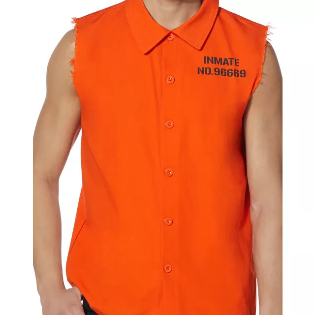 Adult Orange Inmate Shirt - US 4694