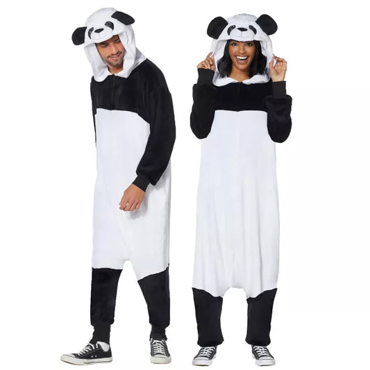 Adult Panda Jumpsuit Costume - US 6925