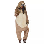 Adult Faux Fur Sloth Jumpsuit - US 6313